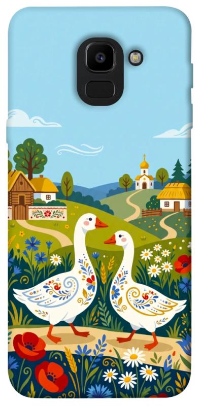 Чохол itsPrint Ukr gooses для Samsung J600F Galaxy J6 (2018), love ukraine, купити оптом з доставкою