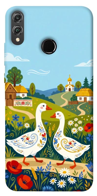 Чохол itsPrint Ukr gooses для Huawei Honor 8X, love ukraine, купити оптом з доставкою