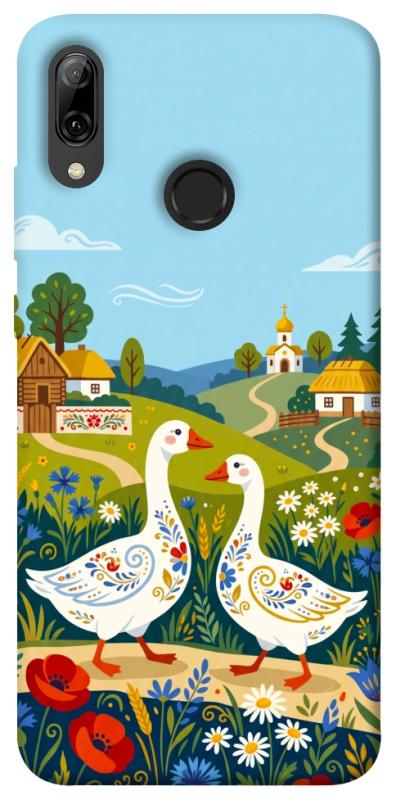 Чохол itsPrint Ukr gooses для Huawei P Smart (2019), love ukraine, купити оптом з доставкою