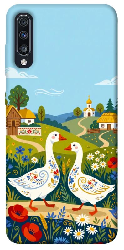 Чохол itsPrint Ukr gooses для Samsung Galaxy A70 (A705F), love ukraine, купити оптом з доставкою