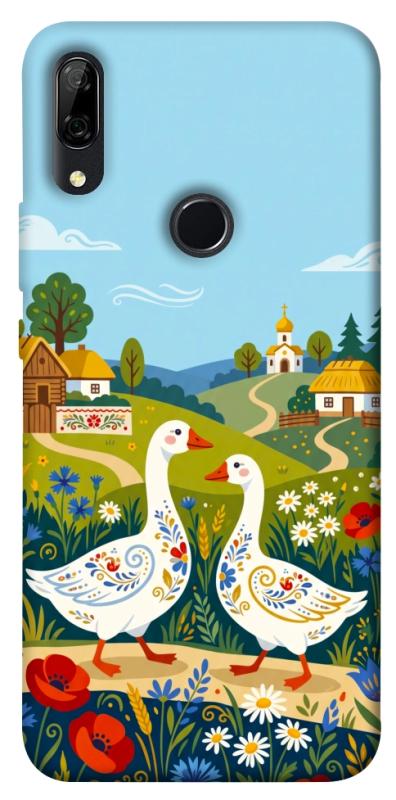 Чохол itsPrint Ukr gooses для Huawei P Smart Z, love ukraine, купити оптом з доставкою
