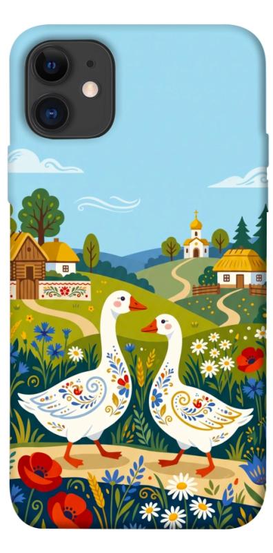 Чохол itsPrint Ukr gooses для Apple iPhone 11 (6.1"), love ukraine, купити оптом з доставкою