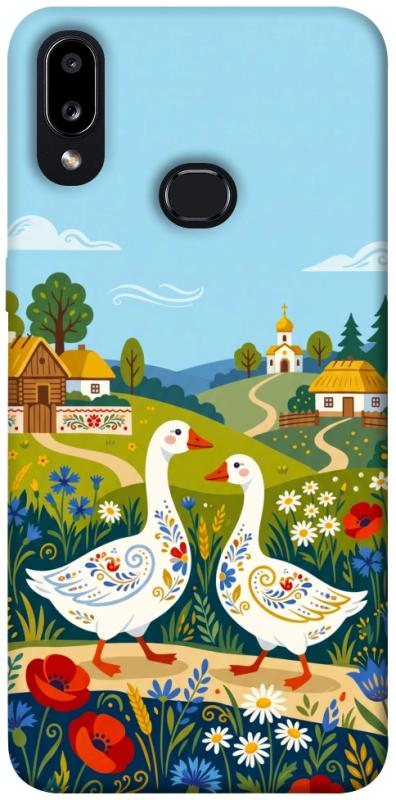Чохол itsPrint Ukr gooses для Samsung Galaxy A10s, love ukraine, купити оптом з доставкою