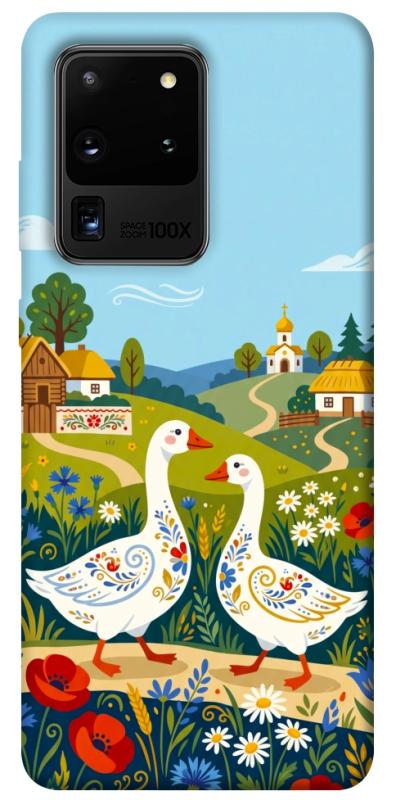 Чехол itsPrint Ukr gooses для Samsung Galaxy S20 Ultra, love ukraine, купить оптом с доставкой