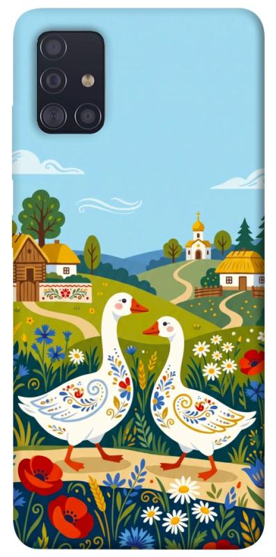 Чохол itsPrint Ukr gooses для Samsung Galaxy A51, love ukraine, купити оптом з доставкою