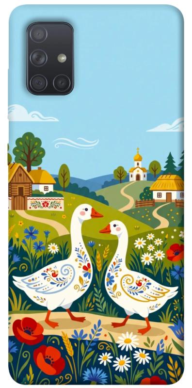 Чохол itsPrint Ukr gooses для Samsung Galaxy A71, love ukraine, купити оптом з доставкою