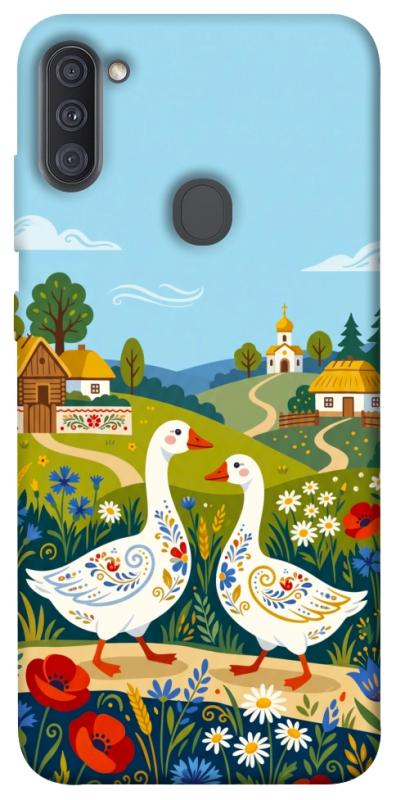 Чохол itsPrint Ukr gooses для Samsung Galaxy A11, love ukraine, купити оптом з доставкою