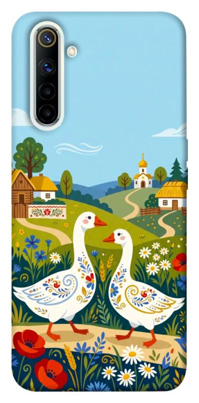 Чохол itsPrint Ukr gooses для Realme 6, love ukraine, купити оптом з доставкою