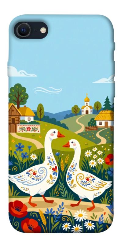 Чохол itsPrint Ukr gooses для Apple iPhone SE (2020), love ukraine, купити оптом з доставкою