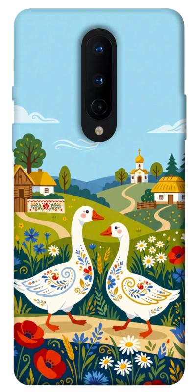 Чохол itsPrint Ukr gooses для OnePlus 8, love ukraine, купити оптом з доставкою