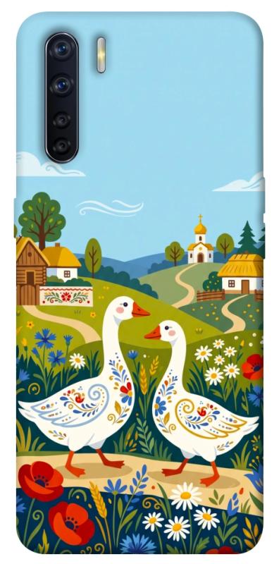 Чехол itsPrint Ukr gooses для Oppo A91, love ukraine, купить оптом с доставкой