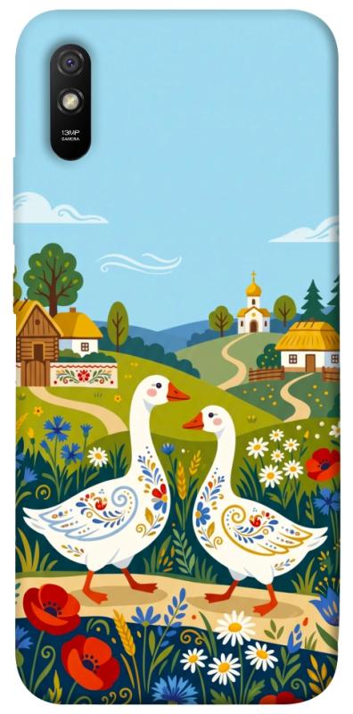 Чохол itsPrint Ukr gooses для Xiaomi Redmi 9A, love ukraine, купити оптом з доставкою