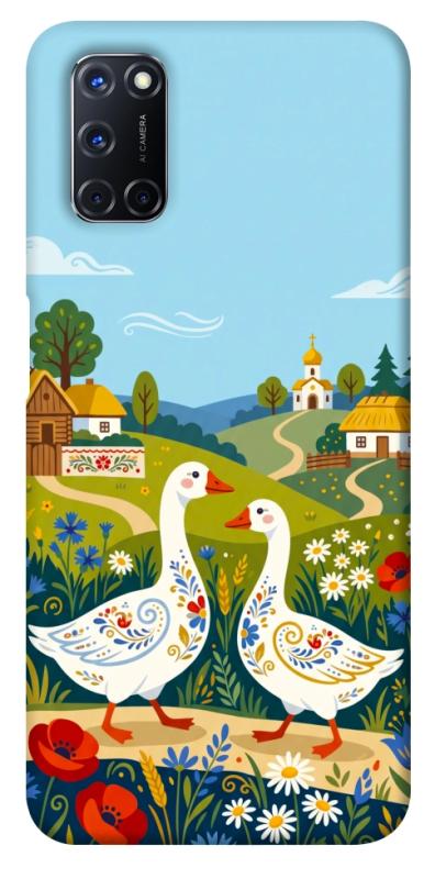 Чохол itsPrint Ukr gooses для Oppo A52 / A72 / A92, love ukraine, купити оптом з доставкою