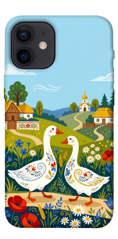 Чохол itsPrint Ukr gooses для Apple iPhone 12 mini (5.4"), love ukraine, купити оптом з доставкою
