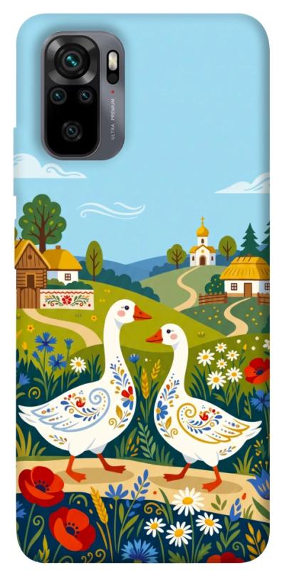 Чохол itsPrint Ukr gooses для Xiaomi Redmi Note 10 / Note 10s, love ukraine, купити оптом з доставкою