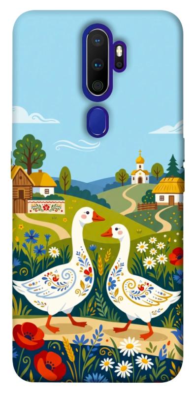 Чохол itsPrint Ukr gooses для Oppo A5 (2020) / Oppo A9 (2020), love ukraine, купити оптом з доставкою