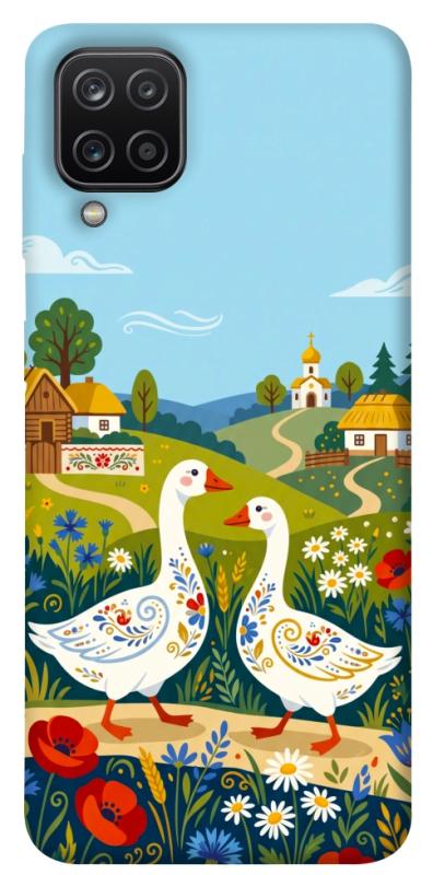Чохол itsPrint Ukr gooses для Samsung Galaxy A12, love ukraine, купити оптом з доставкою