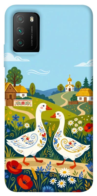 Чохол itsPrint Ukr gooses для Xiaomi Poco M3, love ukraine, купити оптом з доставкою