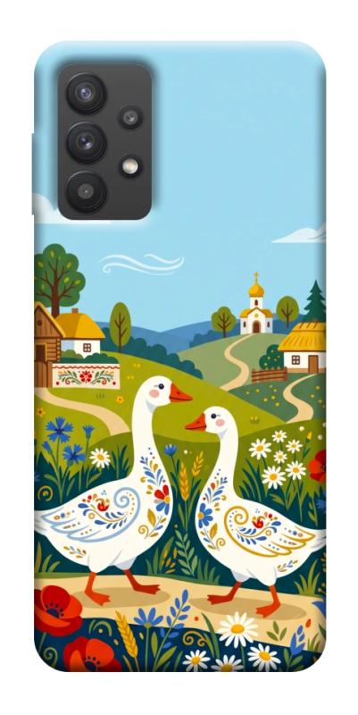 Чохол itsPrint Ukr gooses для Samsung Galaxy A32 (A326B) 5G, love ukraine, купити оптом з доставкою