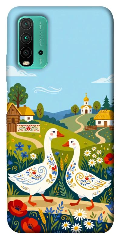 Чохол itsPrint Ukr gooses для Xiaomi Redmi Note 9 4G / Redmi 9 Power / Redmi 9T, love ukraine, купити оптом з доставкою