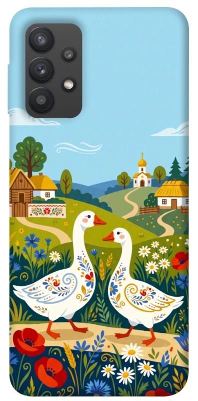 Чохол itsPrint Ukr gooses для Samsung Galaxy A32 (A325F) 4G, love ukraine, купити оптом з доставкою