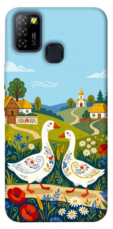 Чохол itsPrint Ukr gooses для Infinix Hot 10 Lite, love ukraine, купити оптом з доставкою