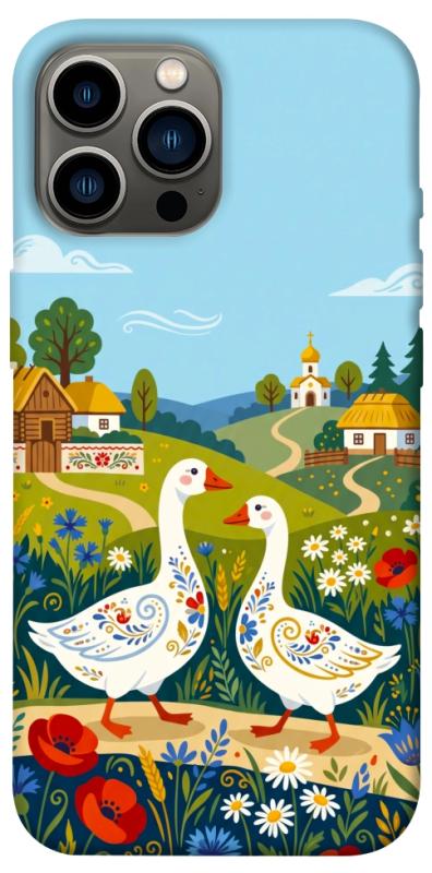 Чохол itsPrint Ukr gooses для Apple iPhone 13 Pro Max (6.7"), love ukraine, купити оптом з доставкою