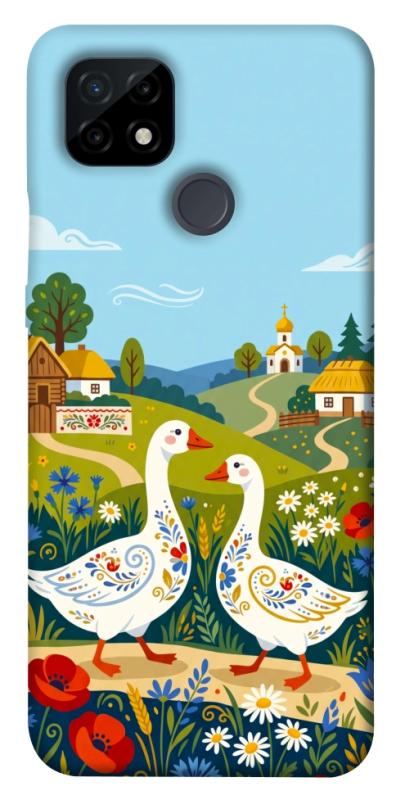 Чохол itsPrint Ukr gooses для Realme C21, love ukraine, купити оптом з доставкою