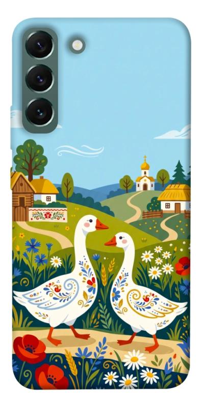 Чохол itsPrint Ukr gooses для Samsung Galaxy S22+, love ukraine, купити оптом з доставкою