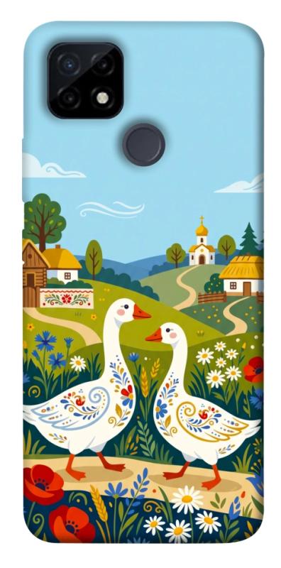 Чохол itsPrint Ukr gooses для Realme C21Y, love ukraine, купити оптом з доставкою