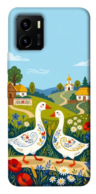 Чохол itsPrint Ukr gooses для Vivo Y15s, love ukraine, купити оптом з доставкою