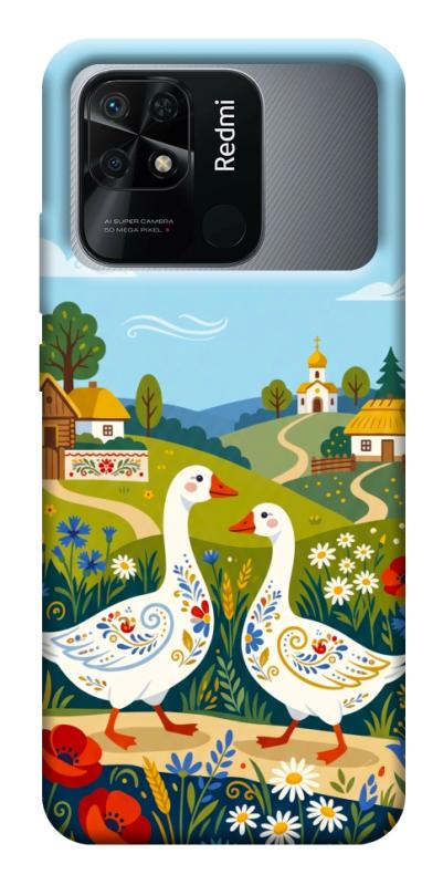 Чохол itsPrint Ukr gooses для Xiaomi Redmi 10C, love ukraine, купити оптом з доставкою