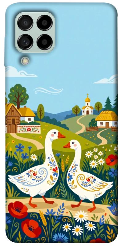 Чохол itsPrint Ukr gooses для Samsung Galaxy M53 5G, love ukraine, купити оптом з доставкою