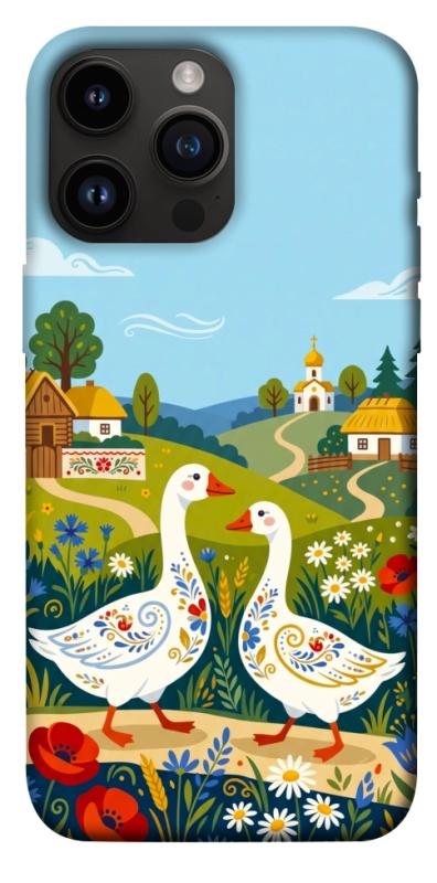 Чохол itsPrint Ukr gooses для Apple iPhone 14 Pro Max (6.7"), love ukraine, купити оптом з доставкою
