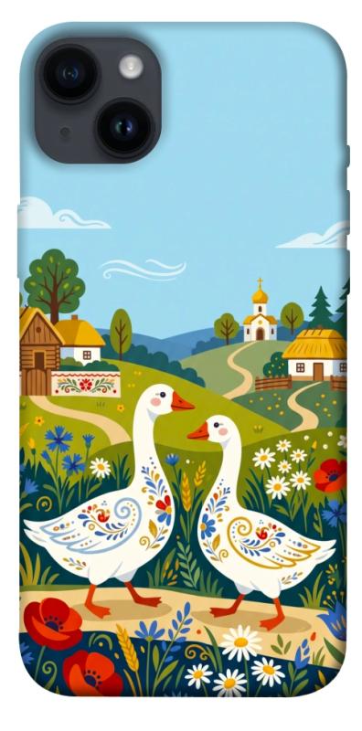 Чохол itsPrint Ukr gooses для Apple iPhone 14 Plus (6.7"), love ukraine, купити оптом з доставкою