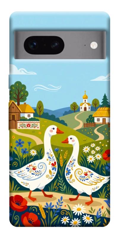Чохол itsPrint Ukr gooses для Google Pixel 7, love ukraine, купити оптом з доставкою