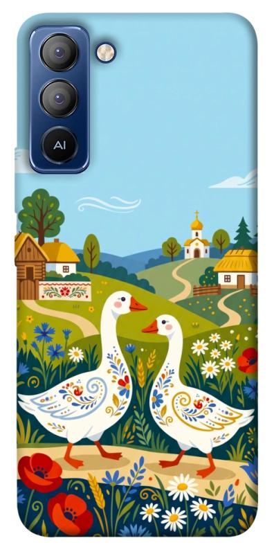 Чохол itsPrint Ukr gooses для TECNO Pop 5 LTE, love ukraine, купити оптом з доставкою