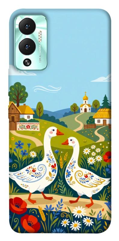 Чохол itsPrint Ukr gooses для Infinix Hot 12 Play, love ukraine, купити оптом з доставкою