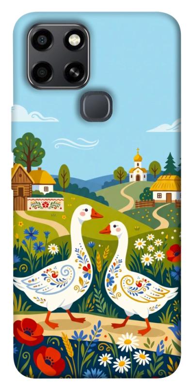 Чохол itsPrint Ukr gooses для Infinix Smart 6, love ukraine, купити оптом з доставкою