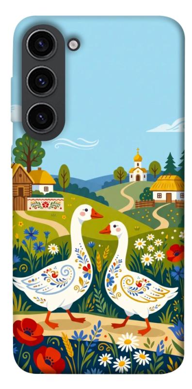 Чохол itsPrint Ukr gooses для Samsung Galaxy S23, love ukraine, купити оптом з доставкою