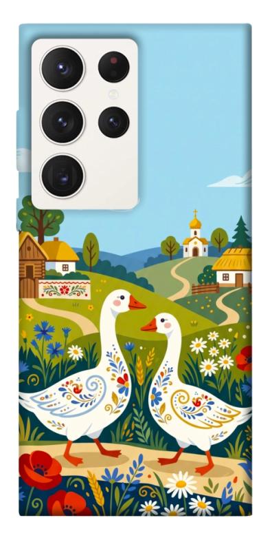 Чохол itsPrint Ukr gooses для Samsung Galaxy S23 Ultra, love ukraine, купити оптом з доставкою