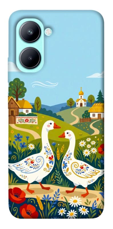 Чохол itsPrint Ukr gooses для Realme C33, love ukraine, купити оптом з доставкою