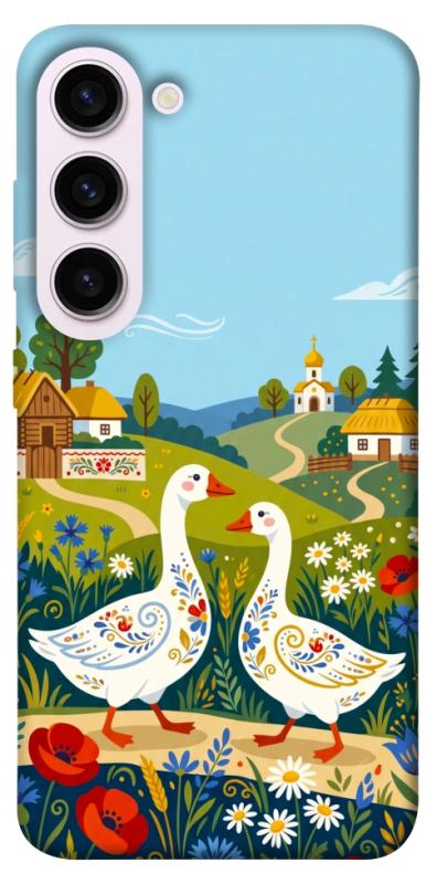 Чохол itsPrint Ukr gooses для Samsung Galaxy S23+, love ukraine, купити оптом з доставкою