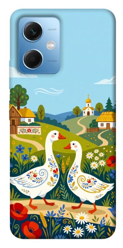Чохол itsPrint Ukr gooses для Xiaomi Redmi Note 12 5G, love ukraine, купити оптом з доставкою