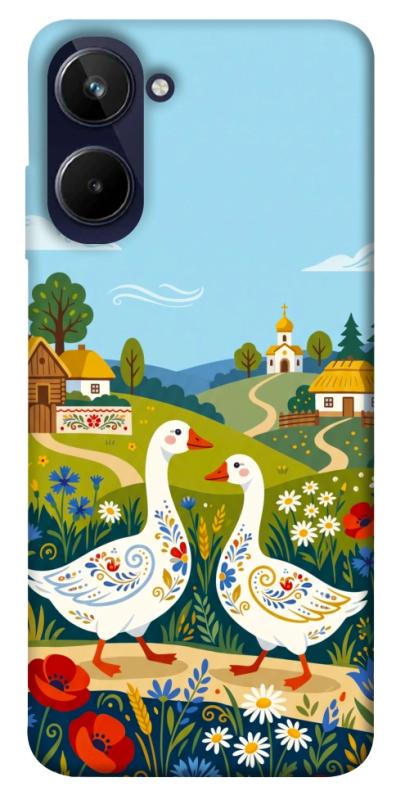 Чохол itsPrint Ukr gooses для Realme 10 4G, love ukraine, купити оптом з доставкою