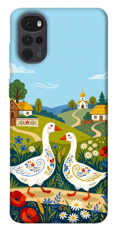 Чохол itsPrint Ukr gooses для Motorola Moto G22, love ukraine, купити оптом з доставкою