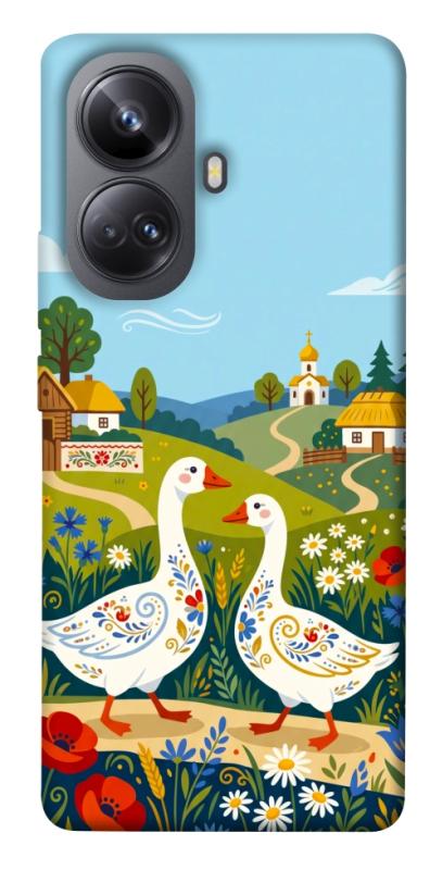 Чохол itsPrint Ukr gooses для Realme 10 Pro+, love ukraine, купити оптом з доставкою
