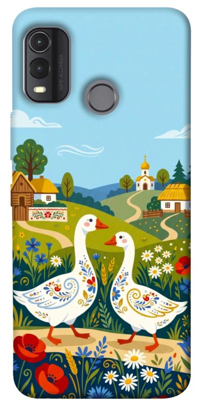 Чохол itsPrint Ukr gooses для Nokia G11 Plus, love ukraine, купити оптом з доставкою