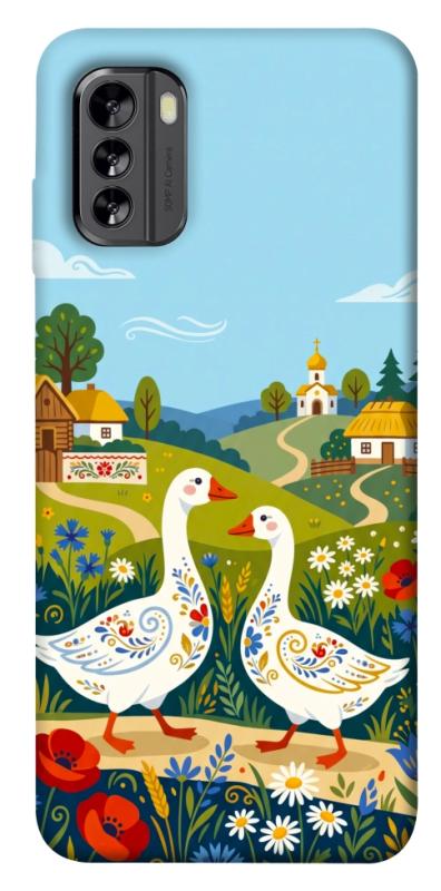 Чохол itsPrint Ukr gooses для Nokia G60, love ukraine, купити оптом з доставкою