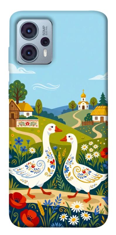 Чохол itsPrint Ukr gooses для Motorola Moto G23, love ukraine, купити оптом з доставкою